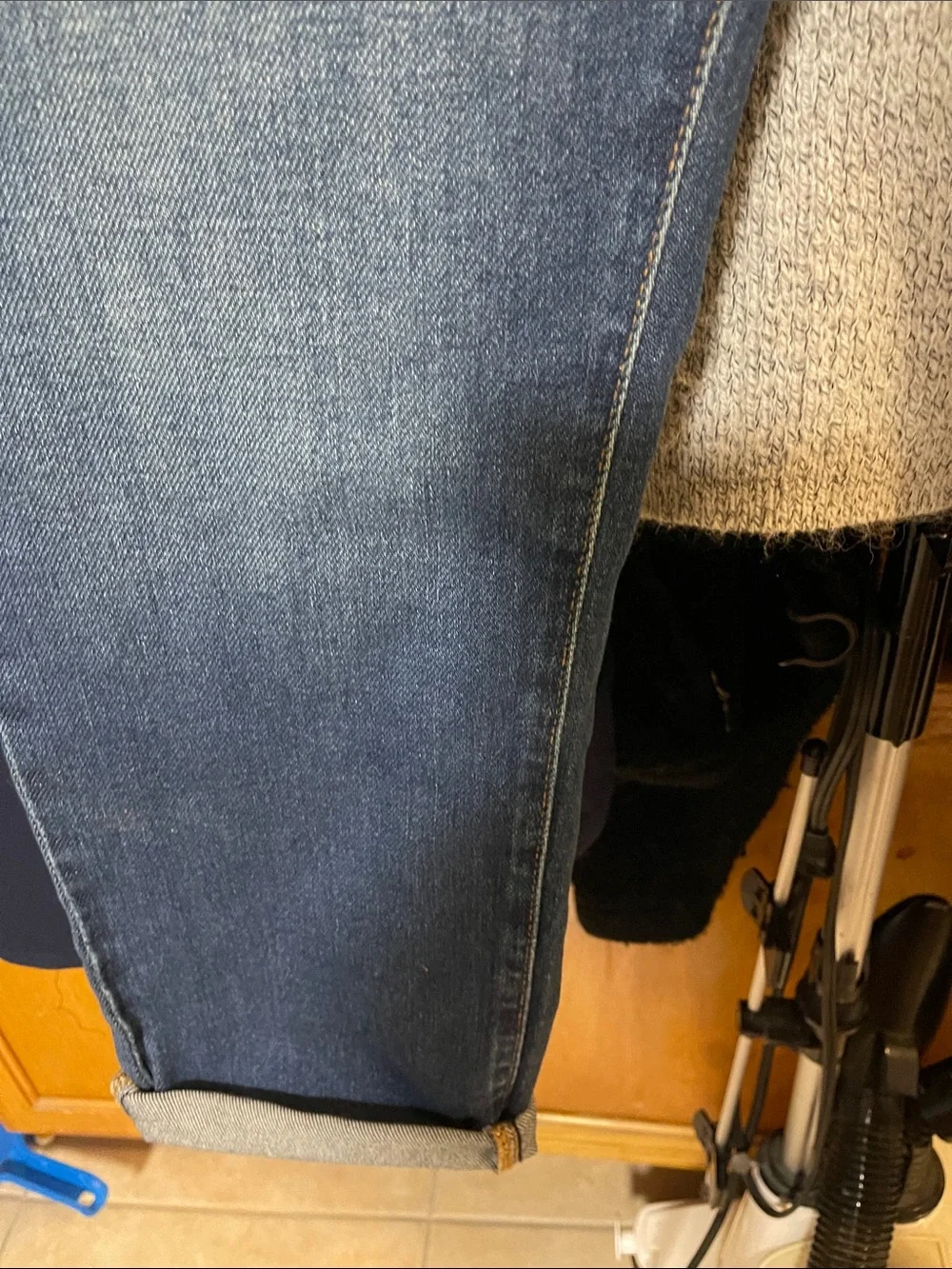 Banana Republic Girlfriend mid-rise Jeans Women 31/12 Blue Denim - Picture 7 of 11